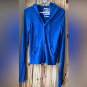 Ruehl No. 925 Zip-up Wool & Cashmere Hoodie